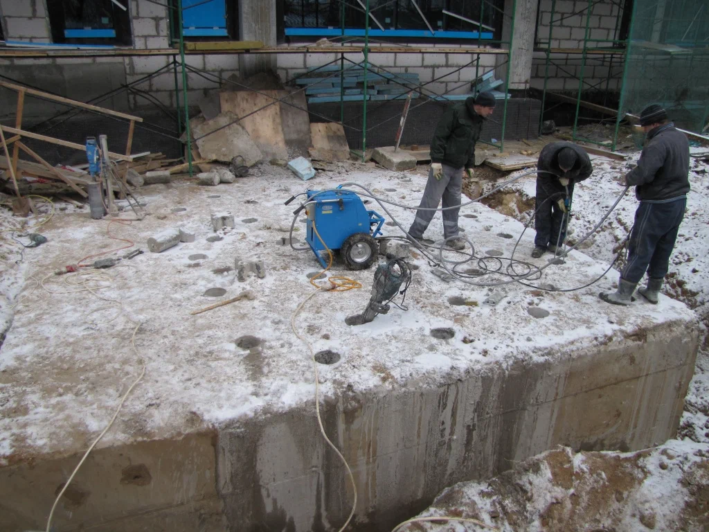 Демонтаж бетонных конструкций с вывозом мусора в Москве в октябре